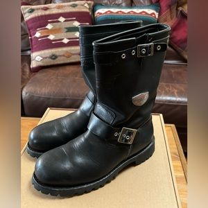 Red Wing Engineer Boots 9E2 Safety Toe